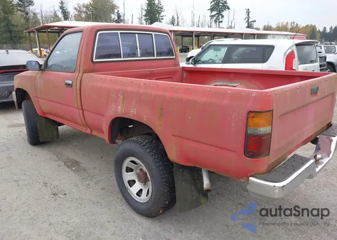 1992 Toyota Pickup 1/2 Ton Sht Wheelbase Dlx from USA, damaged, VIN JT4RN01P7N0028390